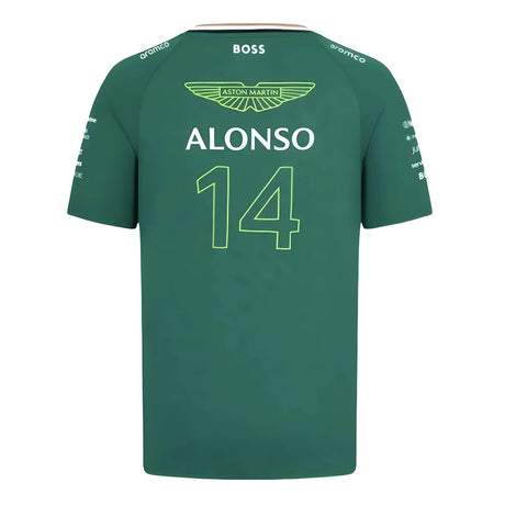 2024 Aston Martin Fernando Alonso Team T-Shirt (Green)_1