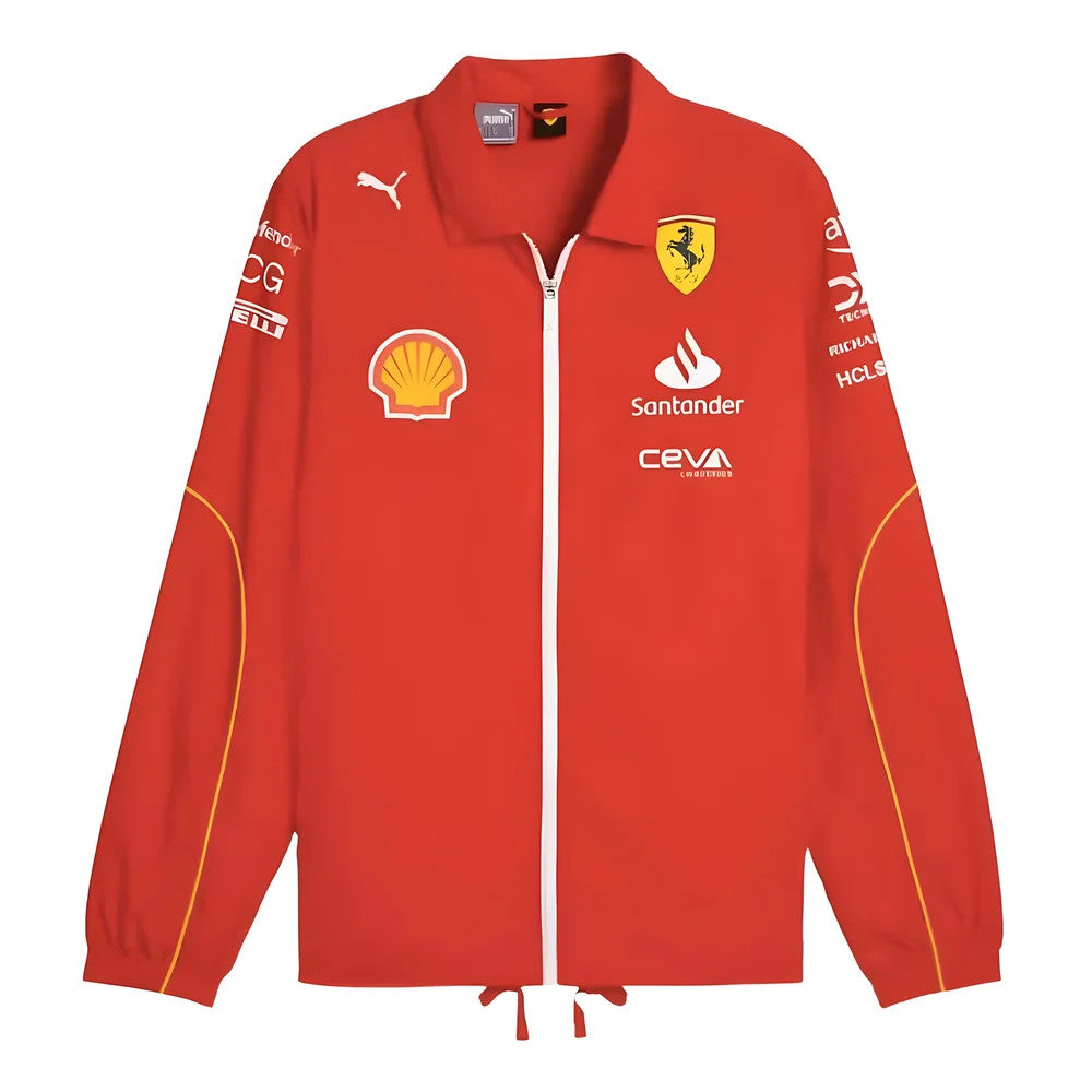 2024 Scuderia Ferrari Coach Team Jacket (Red)_1