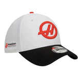 2024 Haas Team Driver Nico Hulkenberg White 9FORTY Adjustable Cap_2