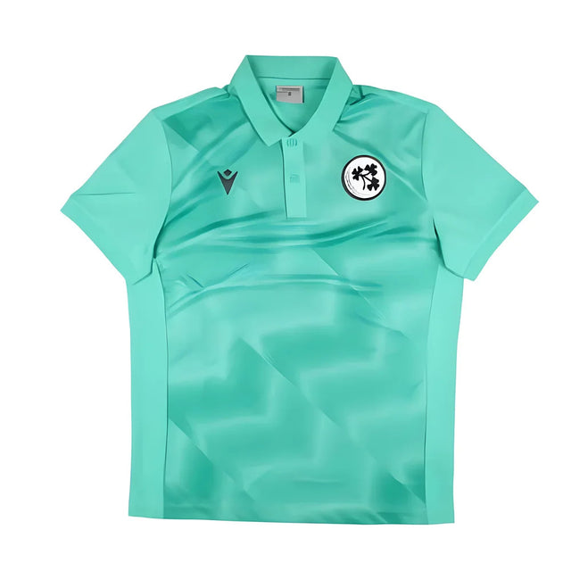 2024-2025 Ireland Cricket Player Travel Polo Shirt (Turquoise)_1