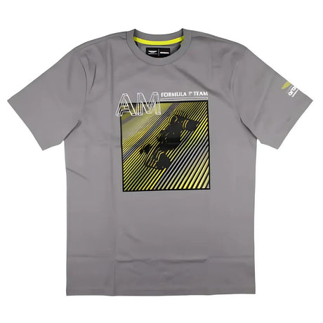 2024 Aston Martin Lifestyle Tonal Car Graphic T-Shirt (Grey)_1