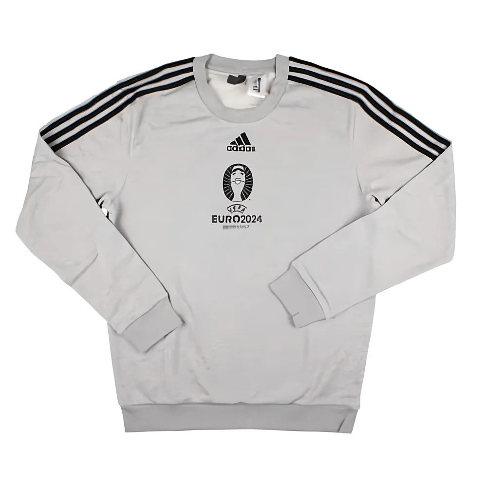 adidas Euro 2024 Official Emblem Crew Sweat (Grey)_1