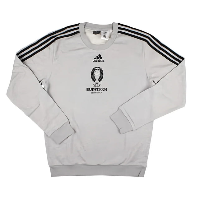 adidas Euro 2024 Official Emblem Crew Sweat (Grey)_1