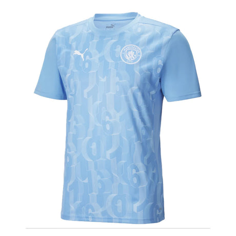 2024-2025 Man City Prematch SS Shirt (Light Blue)_1