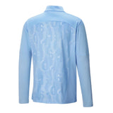 2024-2025 Man City Prematch 1/4 Zip Top (Blue)_1