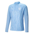 2024-2025 Man City Prematch 1/4 Zip Top (Blue)_1