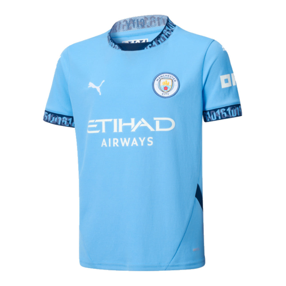 2024-2025 Man City Home Shirt (Kids) (Doku 11)_3