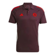 2024-2025 Bayern Munich Polo Shirt (Shadow Maroon)_0
