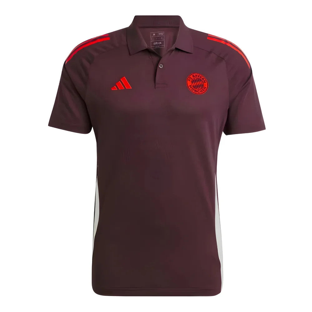 2024-2025 Bayern Munich Polo Shirt (Shadow Maroon)_0