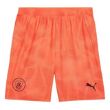2024-2025 Man City Home Goalkeeper Shorts (Neon Sun)_1