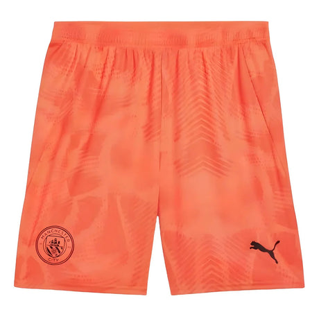2024-2025 Man City Home Goalkeeper Shorts (Neon Sun)_1