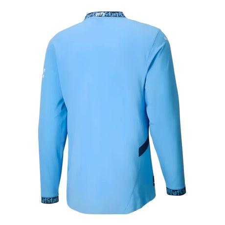 2024-2025 Man City Authentic Long Sleeve Home Shirt_1