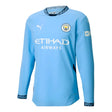 2024-2025 Man City Authentic Long Sleeve Home Shirt_1