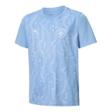 2024-2025 Man City Prematch SS Shirt (Light Blue) - Kids_1