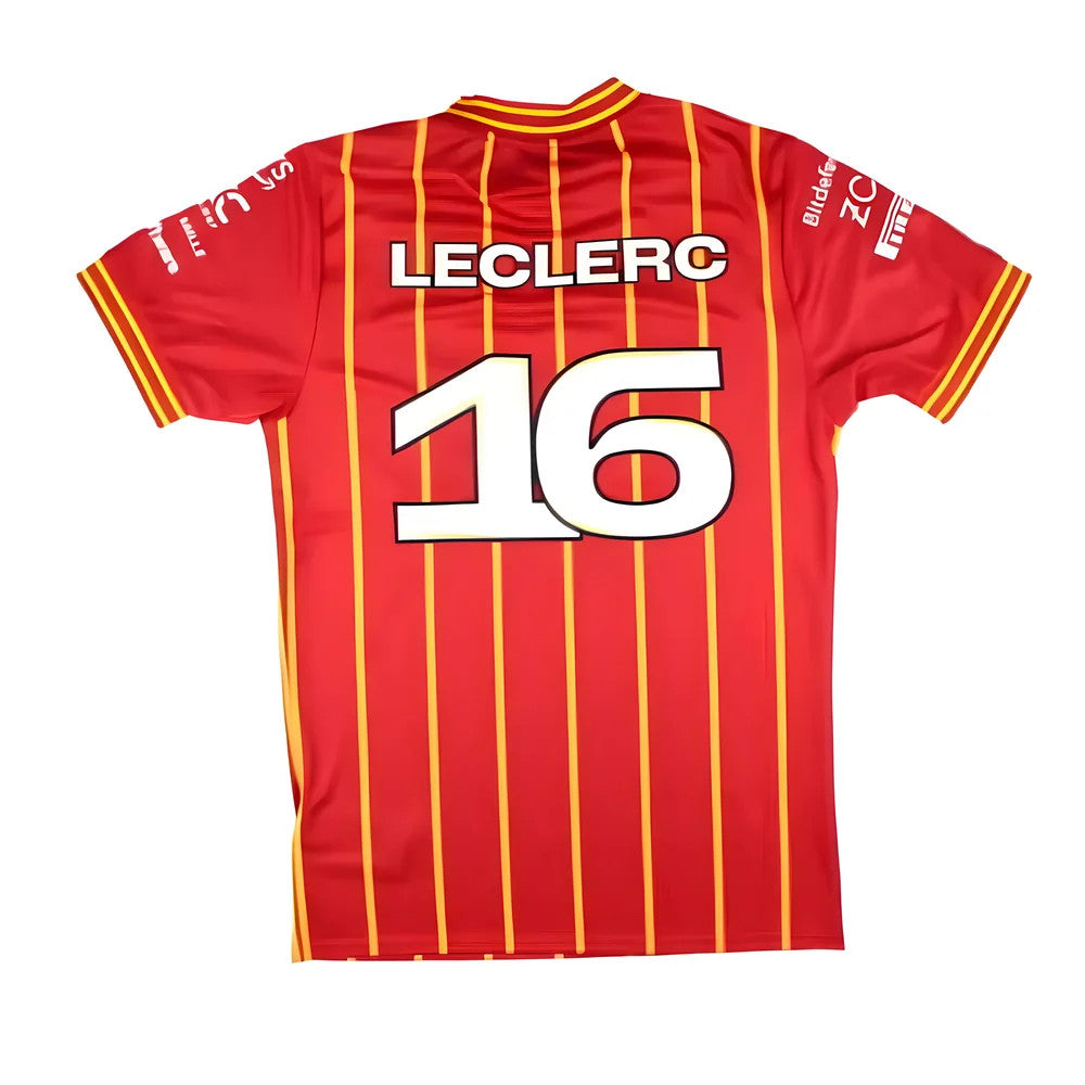 2024 Ferrari Team Soccer Jersey - Charles Leclerc_1