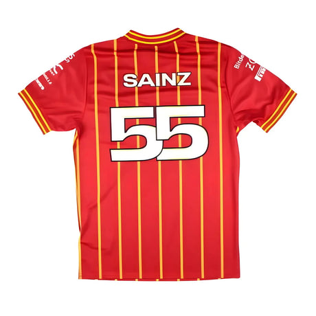 2024 Ferrari Team Soccer Jersey - Carlos Sainz Jr_1