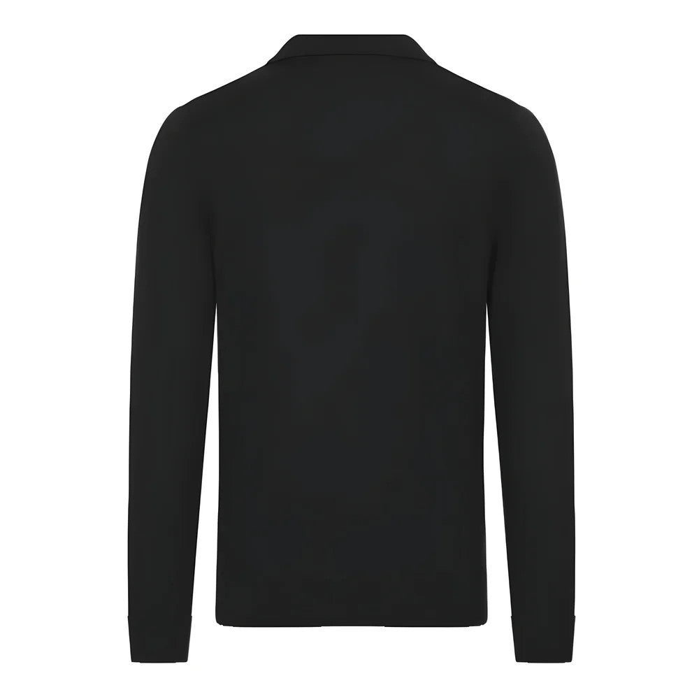 2024 Mercedes Mens Elevated Knit Polo (Black)_1