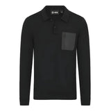 2024 Mercedes Mens Elevated Knit Polo (Black)_1