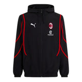 2024-2025 AC Milan Prematch Woven Jacket (Black)_1