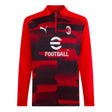 2024-2025 AC Milan Prematch 1/4 Zip Top (Red)_1