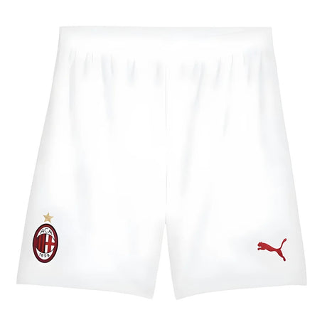 2024-2025 AC Milan Home Shorts (White) - Kids_0