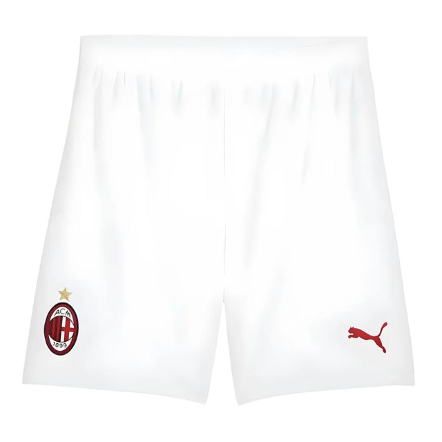 2024-2025 AC Milan Home Shorts (White) - Kids_0