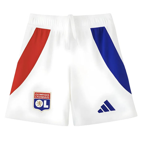 2024-2025 Olympique Lyon Home Shorts (White) - Kids_1