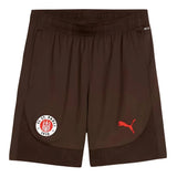 2024-2025 St Pauli Training Shorts (Dark Chocolate)_1
