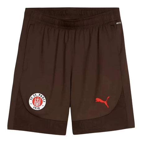 2024-2025 St Pauli Training Shorts (Dark Chocolate)_1