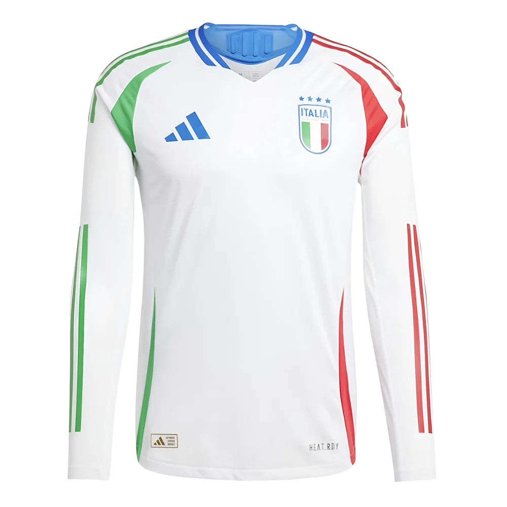 2024-2025 Italy Authentic Long Sleeve Away Shirt_1