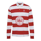 2024-2025 Denmark Rugby Striped Polo Shirt (Red)_1