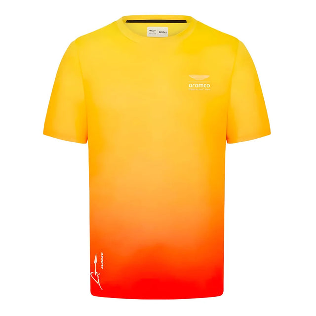 2024 Aston Martin Team Barcelona Alonso Graphic T-Shirt_1