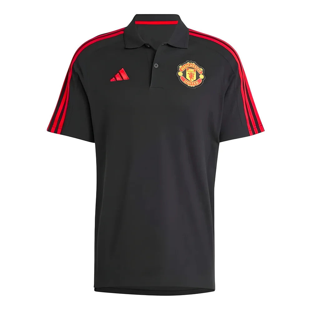 2024-2025 Man Utd DNA Polo Shirt (Black)_0