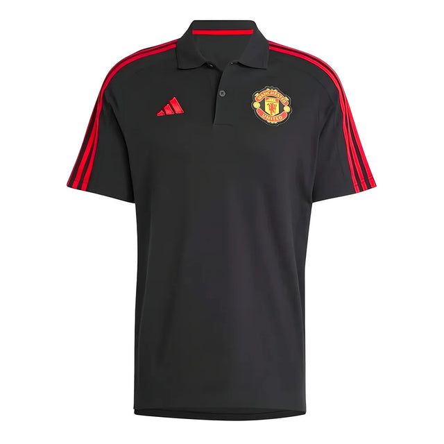 2024-2025 Man Utd DNA Polo Shirt (Black)_0