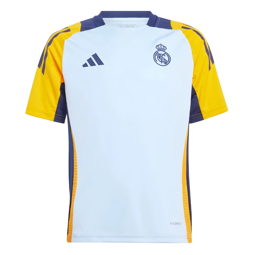 2024-2025 Real Madrid Training Shirt (Glow Blue) - Kids (Zidane 5)_4