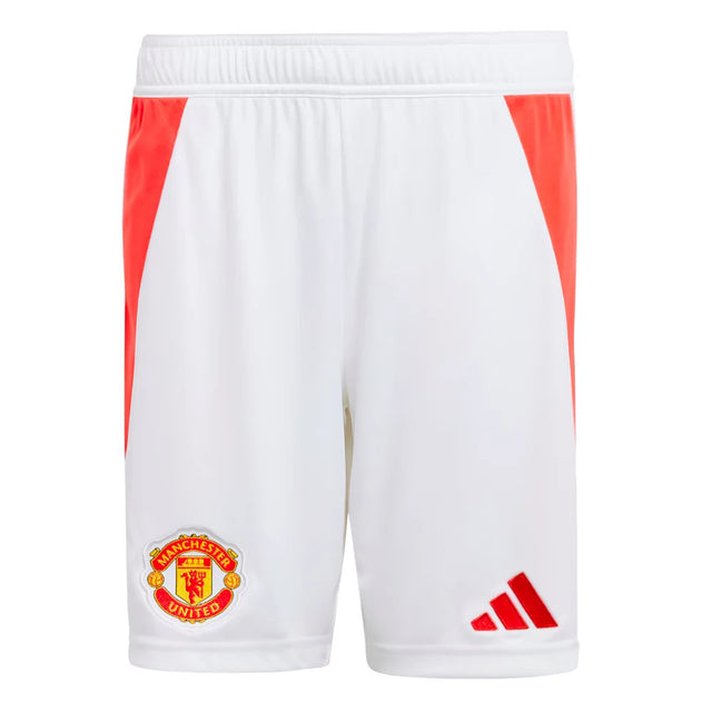 2024-2025 Man Utd Home Shorts (White) - Kids_0