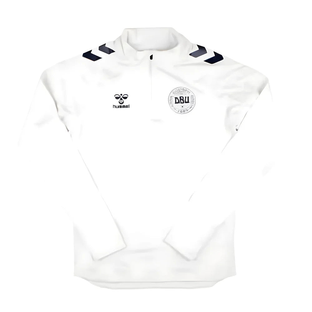 2024-2025 Denmark Pro Half Zip Sweat Top (White)_1