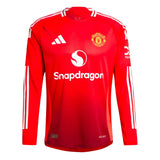 2024-2025 Man Utd Authentic Long Sleeve Home Shirt_0
