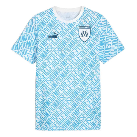 2024-2025 Marseille ftblCulture Tee AOP (Blue)_1