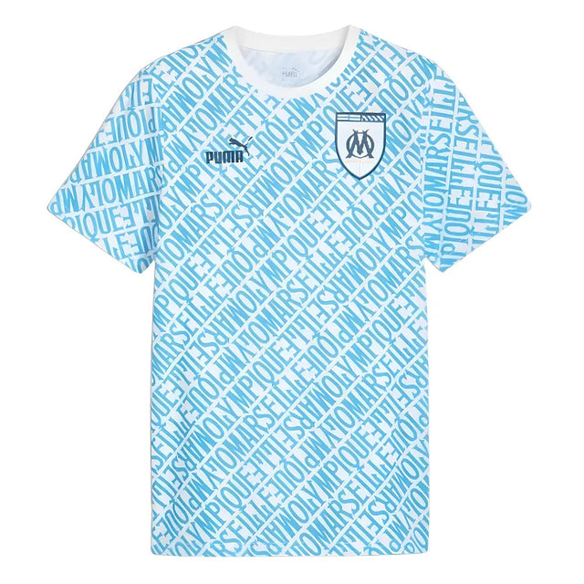 2024-2025 Marseille ftblCulture Tee AOP (Blue)_1