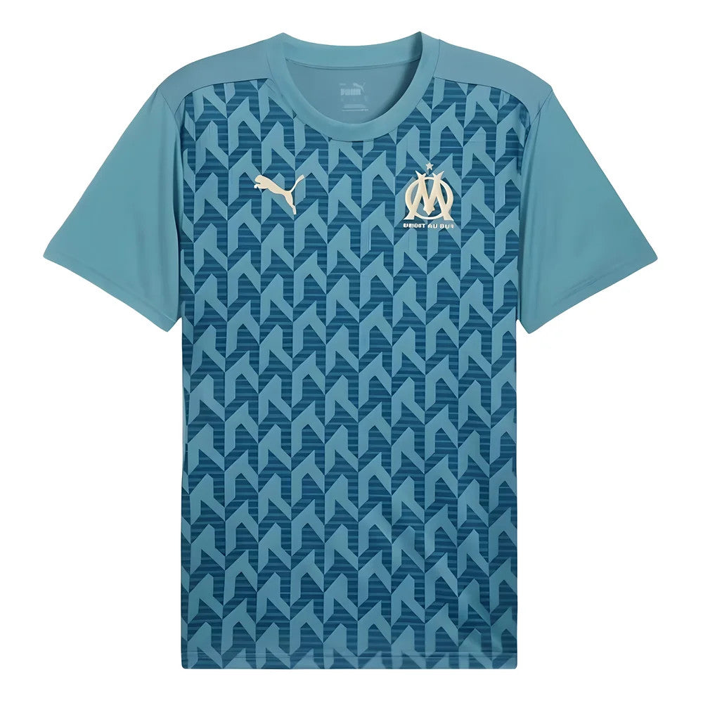 2024-2025 Marseille Pre-Match Shirt (Bold Blue)_1