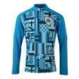 2024-2025 Marseille Prematch 1/4 Zip Top (Bleu Azur)_3