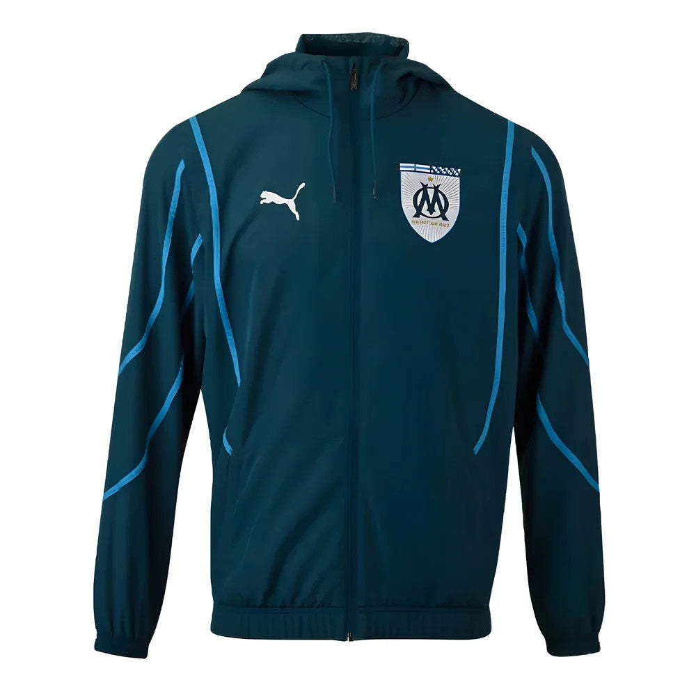 2024-2025 Marseille Prematch Woven Jacket (Blue)_3