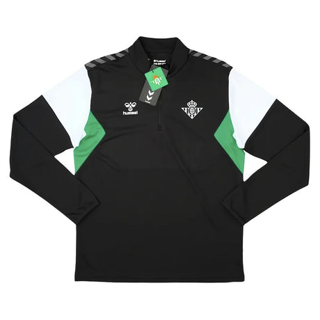 2023-2024 Real Betis 1/4 Zip Training Top (Black)_1
