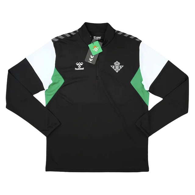 2023-2024 Real Betis 1/4 Zip Training Top (Black)_1