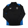 2023-2024 Rangers Matchday 1/4 Zip Midlayer Black (Unsponsored)_1