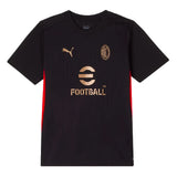 2024-2025 AC Milan Training Shirt (Black) - Kids_0