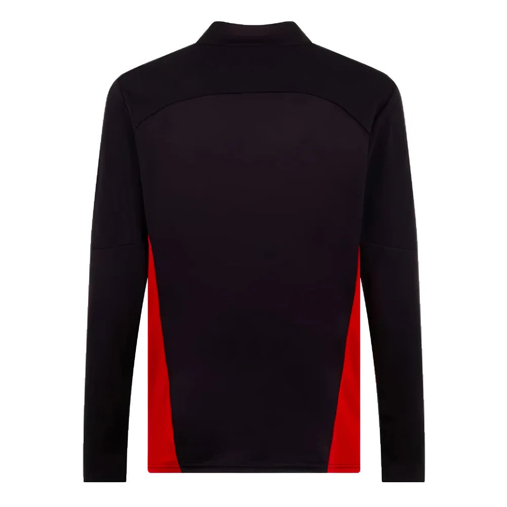 2024-2025 AC Milan Training 1/4 Zip Top (Black)_3