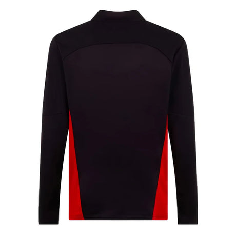 2024-2025 AC Milan Training 1/4 Zip Top (Black)_3