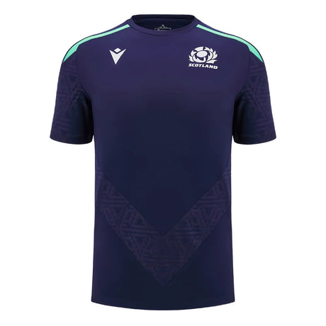 2024-2025 Scotland Rugby Poly Training Shirt (Navy)_1